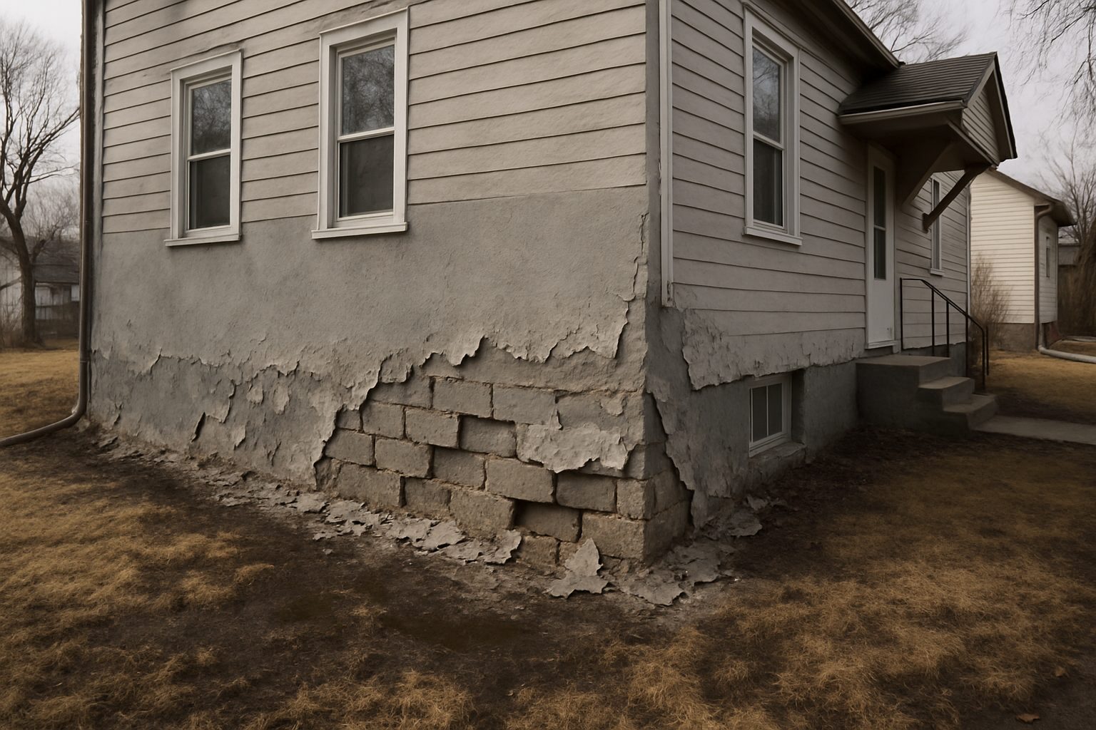 Parging Repair in Winnipeg