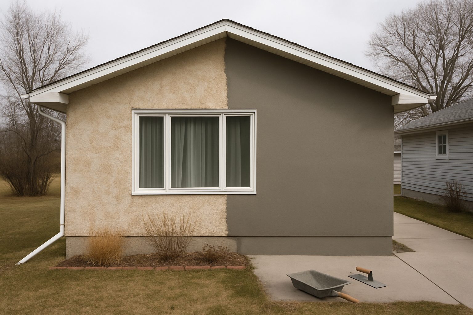 Stucco Resurfacing & Texture Matching in Winnipeg